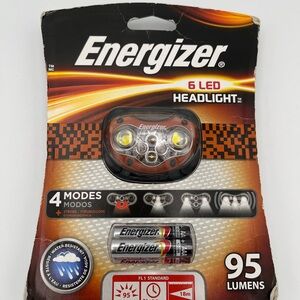 Energizer 6 LED Headlamp • 4 Modes • NWT